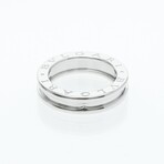 Bulgari // 18k White Gold B.Zero1 Ring // Ring Size: 4.75 // Store Display
