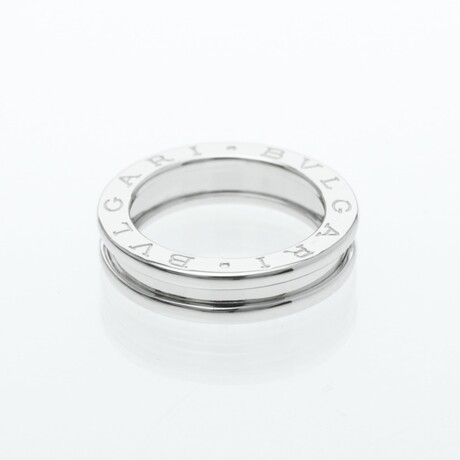 Bulgari // 18k White Gold B.Zero1 Ring // Ring Size: 4.75 // Store Display