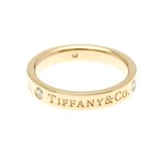 Tiffany & Co. // 18k Rose Gold Flat Diamond Ring // Ring Size: 4 // Store Display