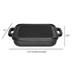 Jim Beam Cast Iron Skillet and Griddle Set