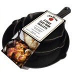 Jim Beam Cast Iron 3 Piece Skillet Set