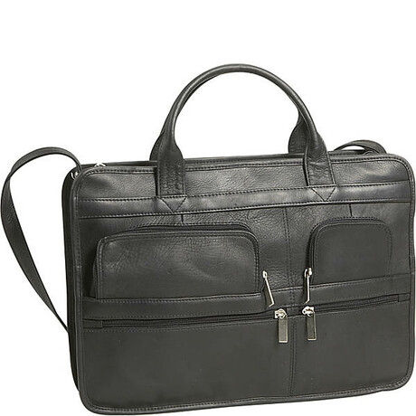 Julio Medium Briefcase (Black)
