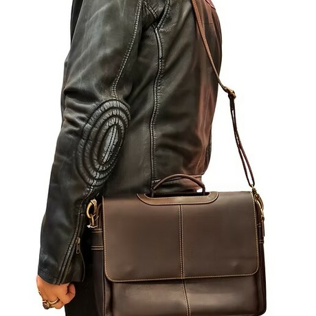 Francis Small Briefcase (Black)