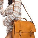 Robert Large Briefcase (Tan)