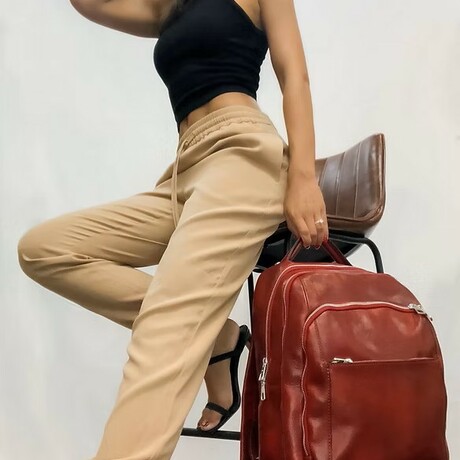 Dario Medium Zip Up Backpack