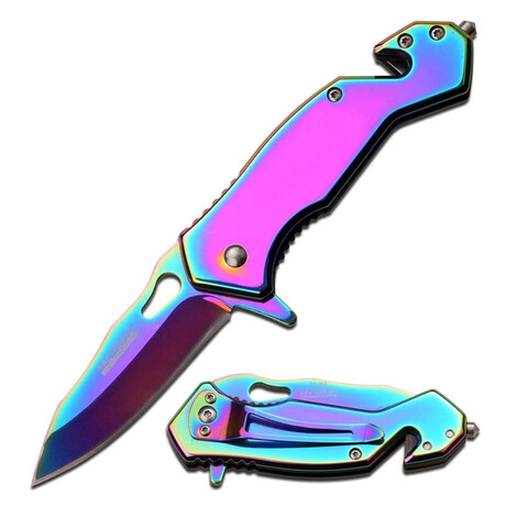 Spring Assisted Knife // TF-903 (Black)