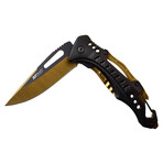 Spring Assisted Knife // MT-A705G2 // Stonewash (Blue/Black)