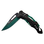 Spring Assisted Knife // MT-A705G2 // Stonewash (Blue/Black)