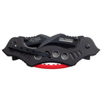 Spring Assisted Knife // TF-669 // Bat (Black/Red)