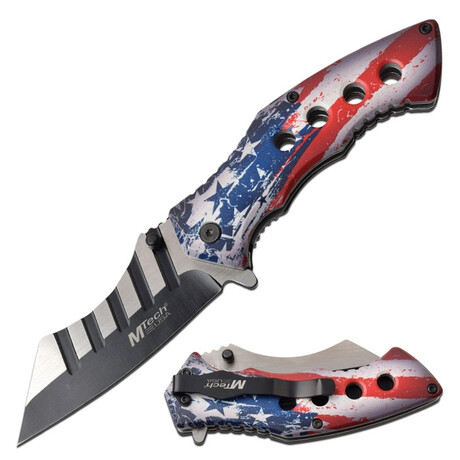 Spring Assisted Knife // MT-A1110 (US Flag)