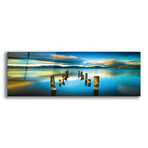 Epic Graffiti "Missing Dock" in a High Gloss Acrylic Wall Art // 60" x 20"