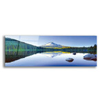 Epic Graffiti "Mountain Reflections" in a High Gloss Acrylic Wall Art // 60" x 20"