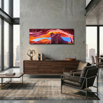 Epic Graffiti "Canyon Above" in a High Gloss Acrylic Wall Art // 60" x 20"