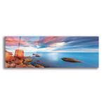 Epic Graffiti "Red Rock Lake" in a High Gloss Acrylic Wall Art // 60" x 20"