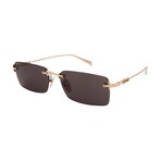 Unisex // GUCCI // GG1941S 001 Square // Gold + Grey