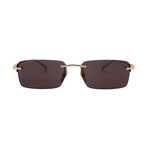 Unisex // GUCCI // GG1941S 001 Square // Gold + Grey