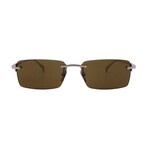 Unisex // GUCCI // GG1941S 002 Square // Silver + Brown