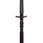 Cortesi Home Rachel Wooden Swivel Coat Rack // Mahogany