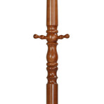 Cortesi Home Rachel Wooden Swivel Coat Rack // Oak