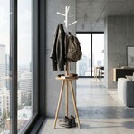 Cortesi Home Joey Coat Rack with Shelf // Natural