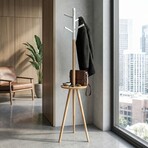 Cortesi Home Joey Coat Rack with Shelf // Natural