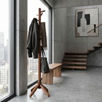 Cortesi Home Chandler Wooden Coat Rack // Oak