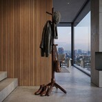 Cortesi Home Phoebe Wooden Coat Rack // Mahogany