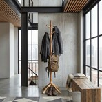 Cortesi Home Monica Wooden Coat Rack // Natural