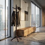 Cortesi Home Monica Coat Rack // Mahogany