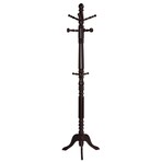Cortesi Home Rachel Wooden Swivel Coat Rack // Mahogany