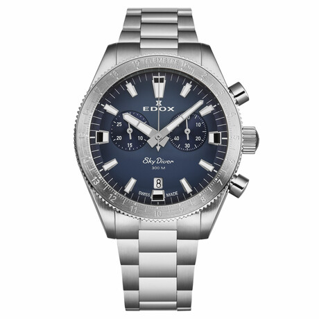 Edox Skydiver Quartz // 10116-3-BUIDN
