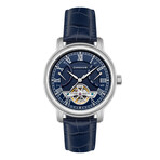 Thomas Earnshaw Heritage Longcase Double Retrograde Calendar Open Heart Automatic // ES-8169-02