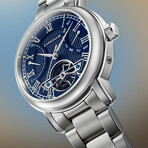 Thomas Earnshaw Heritage Longcase Double Retrograde Calendar Open Heart Automatic // ES-8169-22