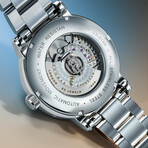 Thomas Earnshaw Heritage Longcase Double Retrograde Calendar Open Heart Automatic // ES-8169-22