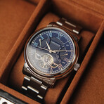 Thomas Earnshaw Heritage Longcase Double Retrograde Calendar Open Heart Automatic // ES-8169-22