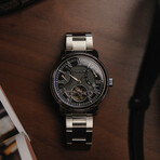 Thomas Earnshaw Heritage Longcase Double Retrograde Calendar Open Heart Automatic // ES-8169-11