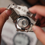 Thomas Earnshaw Heritage Longcase Double Retrograde Calendar Open Heart Automatic // ES-8169-22