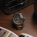 Thomas Earnshaw Heritage Longcase Double Retrograde Calendar Open Heart Automatic // ES-8169-11