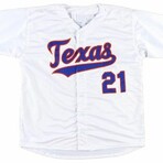 Ruben Sierra // TEX Rangers // Signed Jersey + Signed Full-Size Helmet
