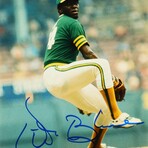 Jim "Catfish" Hunter & Vida Blue // Oakland Athletics // Signed Photo