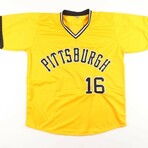 Al Oliver, Omar Moreno & Mike Easler // PIT Pirates // Signed Jersey