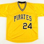 Al Oliver, Omar Moreno & Mike Easler // PIT Pirates // Signed Jersey