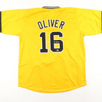 Al Oliver, Omar Moreno & Mike Easler // PIT Pirates // Signed Jersey