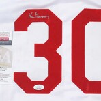 Bench, Rose & Griffey Sr. // CIN Reds // Signed Photos + Signed Jersey