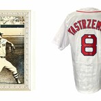Carl Yastrzemski // BOS Red Sox // Jersey + Custom Framed Photo