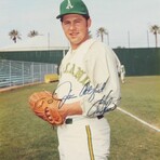 Jim "Catfish" Hunter & Vida Blue // Oakland Athletics // Signed Photo