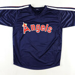 Reggie Jackson // CAL Angels Signed Jersey + BAL Orioles Signed Photo