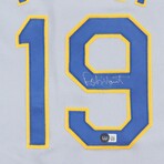Robin Yount & Ted Simmons // MIL Brewers // Signed Jersey + Signed Photo