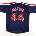 Reggie Jackson // CAL Angels Signed Jersey + BAL Orioles Signed Photo