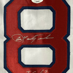 Carl Yastrzemski // BOS Red Sox // Jersey + Custom Framed Photo